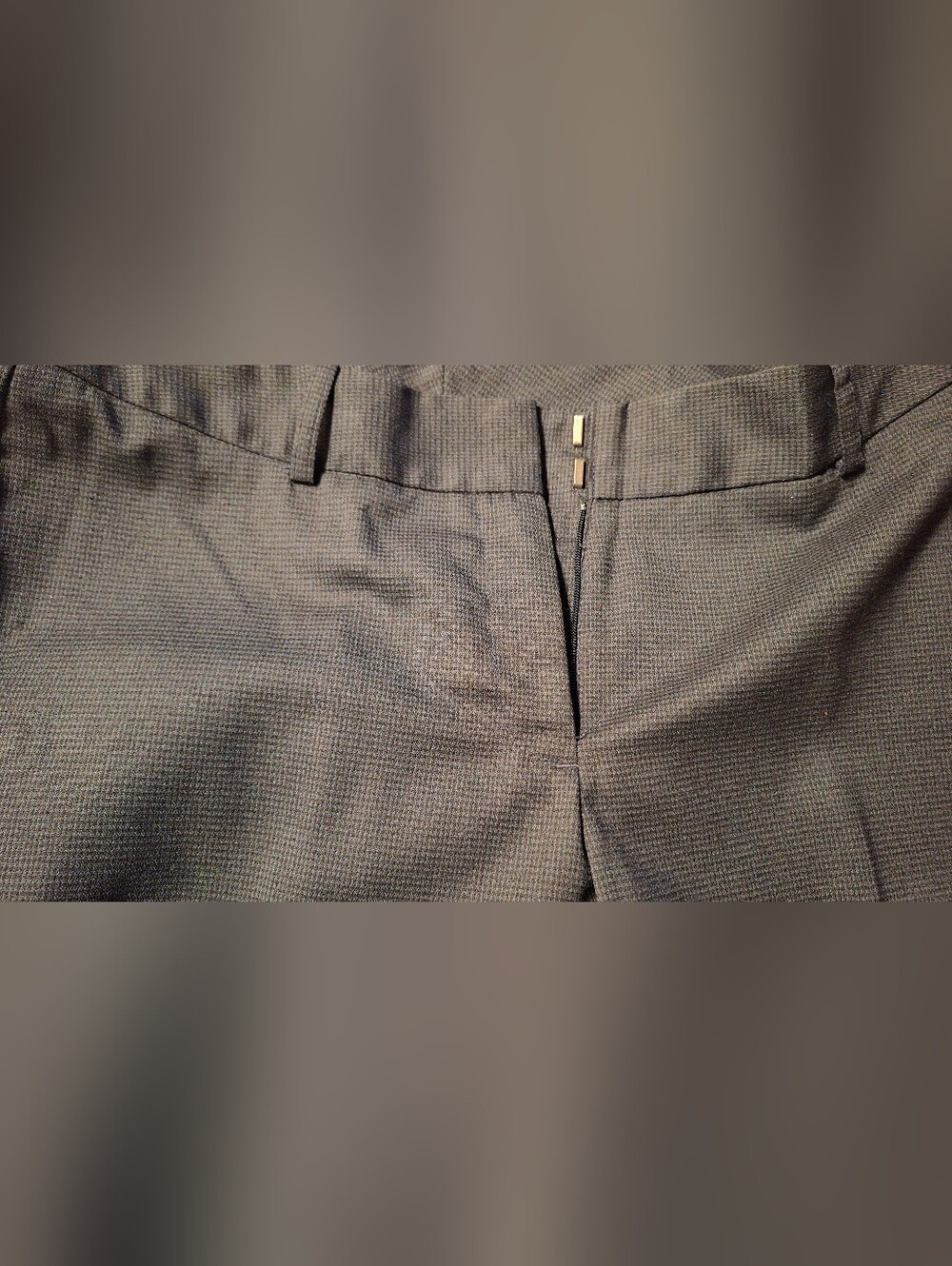 Worthington Navy Curvy Fit Textured Dress Pants Size 6